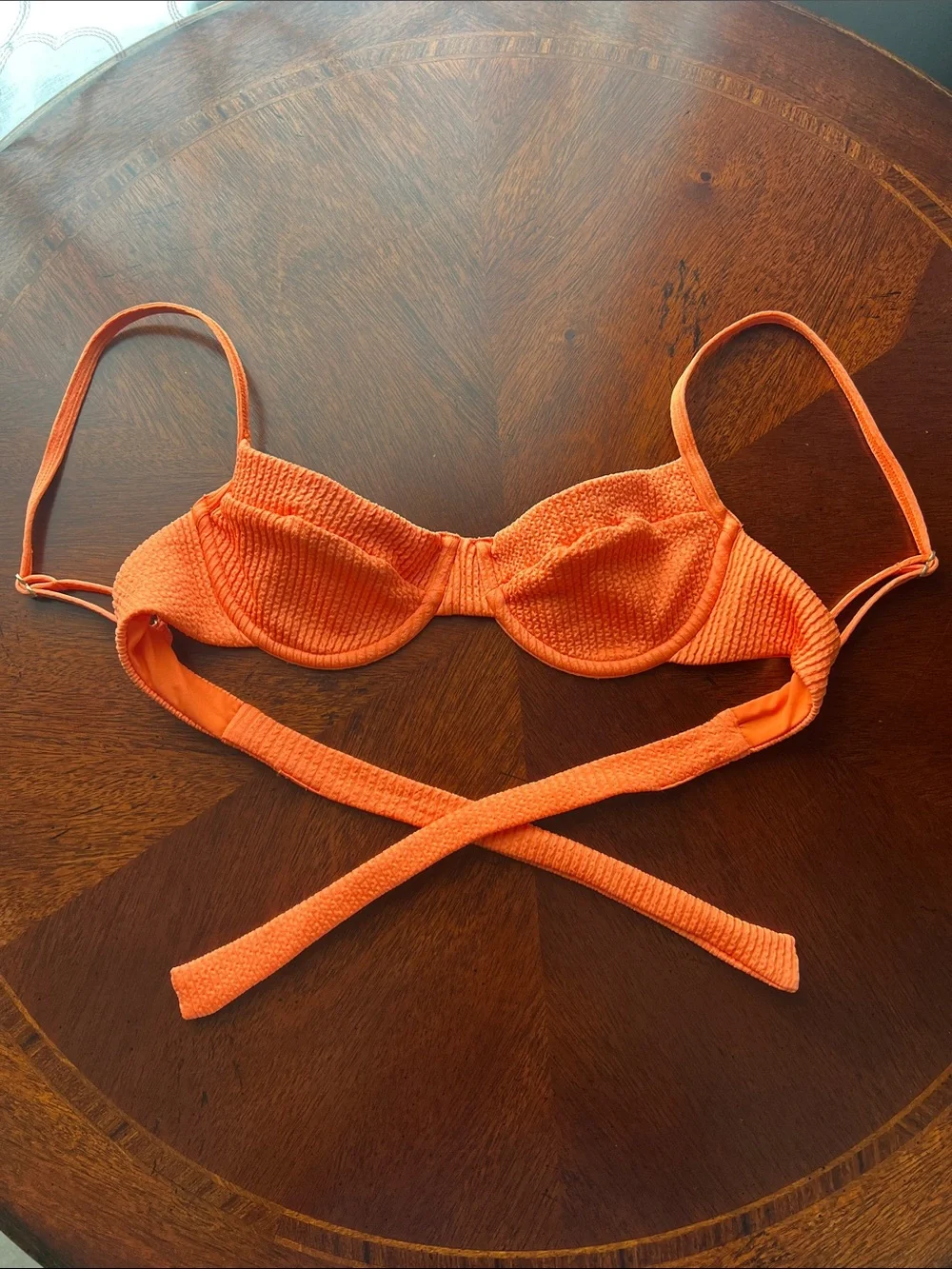 Monday Swimwear Maui Top, Cataloupe, XS